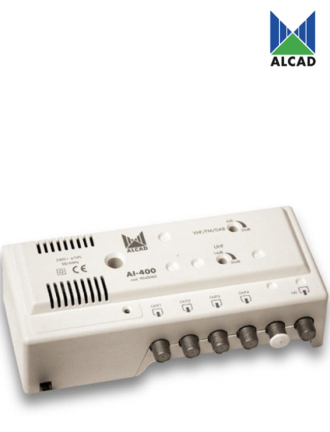 Alcad AI-400 Amplifier 4 Way